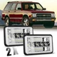 Pair 4x6" LED Headlights High/Low Sealed Beam DOT Fit Chevy S10 Blazer 1994-1997