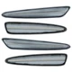 Oracle Lighting Fits Chevrolet Corvette C6 Concept Sidemarker Set Clear 3150-019