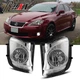 Pair Fog Lights For 2006-2010 Lexus IS250 IS350 Clear Front Driving Bumper Lamps