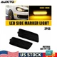For 2010-14 VW MK6 Golf GTI Front Bumper Amber Side Marker Light Lamp Housings P