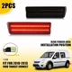 2X LED Rear Bumper Side Marker Lights Reflector Lamps For Ford Transit 2010-2013