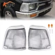 KUAFU Front Clear Corner Lights Lamp For Toyota Pickup Truck 2WD 1992 93 94 1995