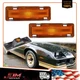 For 82-92 Chevy Camaro & Pontiac Firebird Amber Lens Front Side Marker Lights 2X