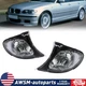 Pair For BMW 3 Series E46 02-05 Front L & R Indicator Turn Signal Corner Lights