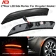For 2015 2016 2017 Chrysler 200 SMOKED LED Side Marker Light Fender Marker Lamp