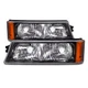 Fits 03-07 Chevy Silverado Park Lights Set W/O Body Cladding GM2520185 GM2521185