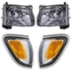 Headlight Kit For 2001-2004 Toyota Tacoma Driver and Passenger Side