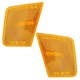 Side Marker Lights Reflectors Pair Set for 05-07 Jeep Liberty Left & Right