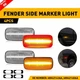 4x For 10-18 Dodge RAM 2500 3500 Dually Bed LED Fender Side Marker Lights Lamps