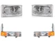 Headlights For Ford Super Duty Truck 1999-2004 With Turn Signals