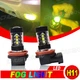 2Pcs LED Faros antiniebla DRL Bombillas for Toyota Corolla 2009-2013 Amarillo