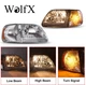 Headlights For 1997-2003 Ford F-150/97-02 Ford Expedition Chrome Corner Headlamp