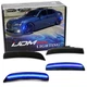 Smoked Lens All Blue Full LED Side Marker Light Kit For 2015-2023 Chrysler 300 Smoked Lens All Blue Full LED Side Marker Light Kit For 2015-2023 Chrysler 300
