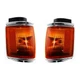 For 87-88 Toyota Pickup Truck RWD Corner Turn Signal Park Light Lamp Set Pair