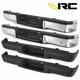 VRC Chrome Black Rear Steel Bumper Assembly For 2009-2014 Ford F150 F-150 Truck