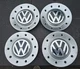 VOLKSWAGEN PASSAT 1998-2001 SILVER CENTER CAPS - SET OF 4 - 3BO 601 149 D - OEM