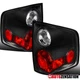 Fit 1994-2004 Chevy S10 GMC Sonoma Black Tail Lights Brake Lamp Left+Right 94-04