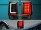1993-1997 FORD RANGER C-BAR LED TAIL LIGHTS BLACK 1994 1995 1996 NEW