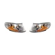 PAIR OF SIDE LIGHTS FOR SAAB 9-3 1999 2000 2001 2002 2003 BY PN 4676466 4676458