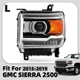 For 2014-2019 GMC Sierra 1500 2500 HD 3500 HD Halogen w/ LED DRL Headlight Left