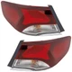 Tail Light Set For 2018-2019 Hyundai Sonata Driver Passenger Outer w/ bulbs LED
