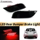 2x LED Black Bumper Reflector Tail Stop Brake Lights For Subaru Impreza WRX STI