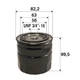 Valeo 586082 oil filter for Suzuki