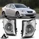 For 2006-2010 Lexus IS250/IS350 Fog Lights Front Bumper Lamps Clear Lens Pair 