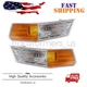 parking light turn signal directional lamp front pair set for 07-17 jeep patriot