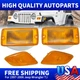 Tun Signal Light and Side Marker Kit For 2001-06 Jeep Wrangler Front Left Right
