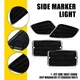 For 1997-06 Jeep Wrangler TJ Smoke Bumper Signal Fender Side Marker Lights Cover