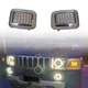 For Hummer H2 Platinum Smoke LED Front Park Signal Lamp Pair 2003-2009