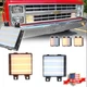 Clear Switchback LED DRL Corner Dynamic Signal Lights For Chevy GMC Pickup Truck