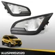 Fit For 2018-2022 Ford EcoSport Front Bumper w/ Lamp Cover Bezel Fog Light LH+RH