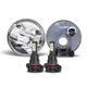 For GMC SIERRA 3500 2015-2019 Fog lights Bumper Driving Lamps w/ Bulbs 6000K