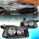 For 2006-2010 Dodge Charger Factory Style Headlight Black Housing Clear Corner