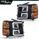 Fit For 2007-2013 Chevy Silverado LED DRL Tube Headlights Headlamps Left & Right Fit For 2007-2013 Chevy Silverado LED DRL Tube Headlights Headlamps Left & Right