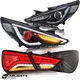 LED Headlights w/ Demon Eyes + SMOKED Tail Lights For Hyundai Sonata 2011-2014