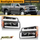 For 2004-2012 Chevy Colorado GMC Canyon Black LED DRL Headlights Lamps 04-12 DOT For 2004-2012 Chevy Colorado GMC Canyon Black LED DRL Headlights Lamps 04-12 DOT