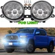 For 2020 Toyota Tacoma Pair Front Bumper Fog Light Lamp Replacement #8121006071