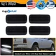 For 10-18 Dodge Ram 2500 3500 Rear Dually Bed LED Side Marker Light Smoked 4PCS