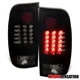 Fit 1997-2003 Ford F150 1999-2007 F250 F350 Black Smoke LED Tail Lights Lamps