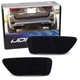 Black-Out Lens Rear Bumper Reflectors For 11-20 Jeep Grand Cherokee WK2, Compass Black-Out Lens Rear Bumper Reflectors For 11-20 Jeep Grand Cherokee WK2, Compass