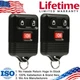 2 Remote control Car key fob for Ford F150 F250 F350 2005 2006 2007 2009 2010