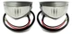 NEW Park Lights Lamps Stock Rim 1951-52 Ford Pickup Truck 1C-13200-A pair