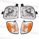 Headlights 4pcs For Toyota Tundra 2000-2004 Headlamp Corner Lamps Left Right Set