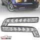 Bumper Lights Fits 2010-2014 Ford Mustang SMD LED DRL Front Turn Signal Lamps