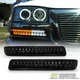 Blk LED Design 1999-2006 GMC Sierra Yukon Signal Lamps DRL Parking Bumper Lights