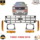 Front Bumper Grille + Headlight Bezels +Signal & Corner Lights For 1982-1990 S10