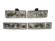 For 1995-2005 CHEVY ASTRO COMPOSITE TYPE HEADLIGHT PARK/SIGNAL LIGHT 4 PCS